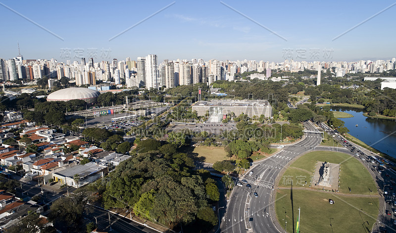 巴西圣保罗Ibirapuera公园。