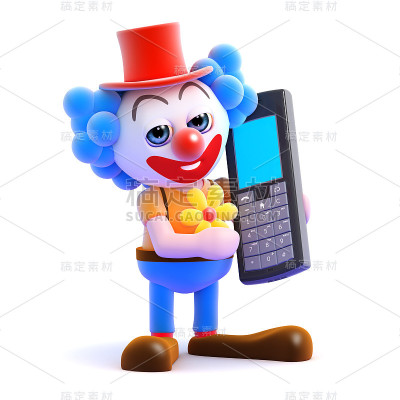 3 d小丑移动
