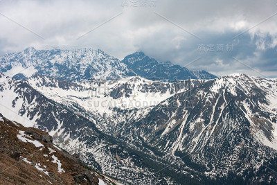 波兰Zakopane的山峰
