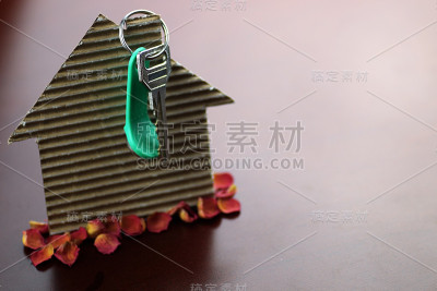 房地产钥匙纸房子