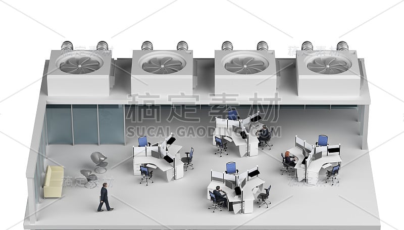 办公楼通风概念