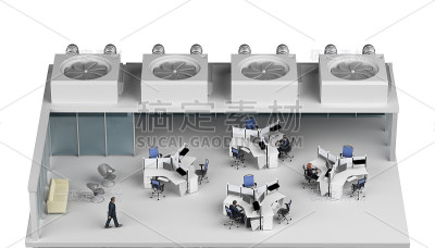 办公楼通风概念