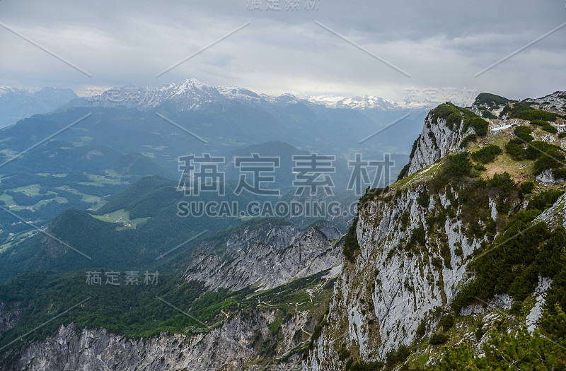 奥地利萨尔茨堡的昂特斯堡山