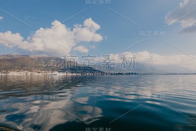 科托尔湾海景，黑山