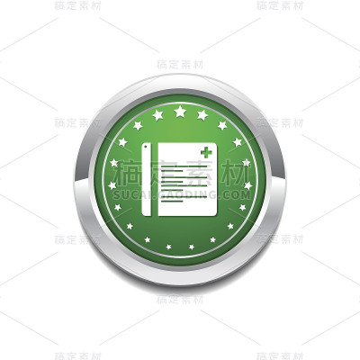文件绿色矢量图标按钮