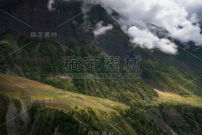 印度喜马偕尔邦山景