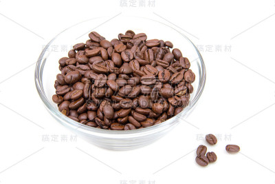 碗里的咖啡豆