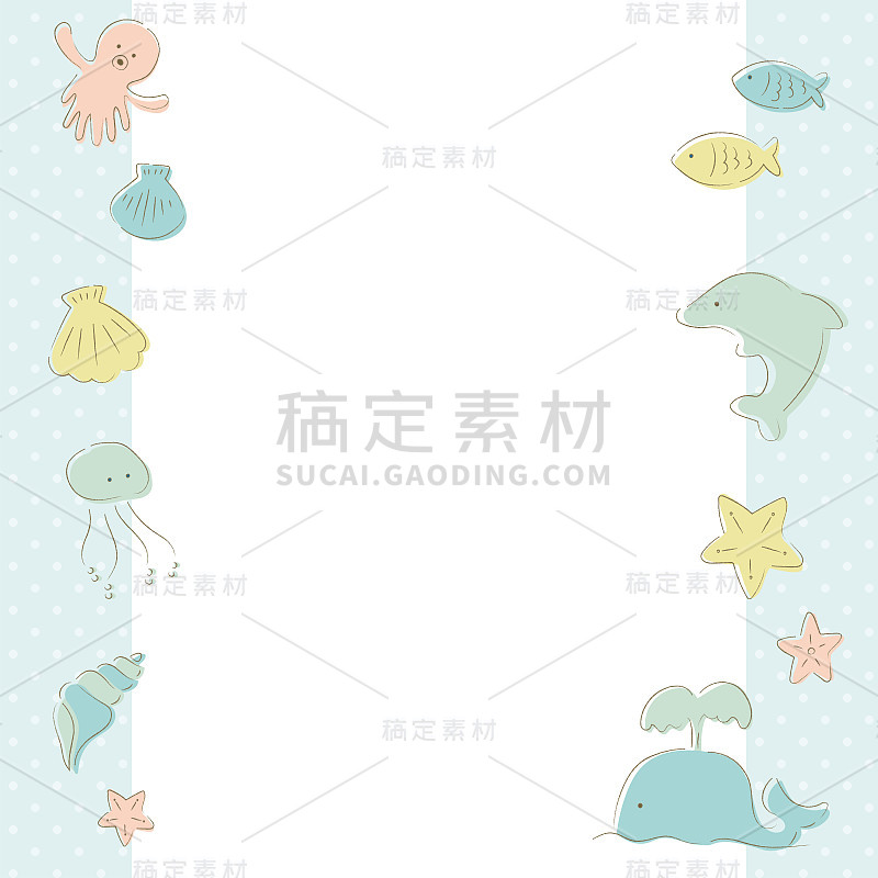 夏季海洋生物架(方形)