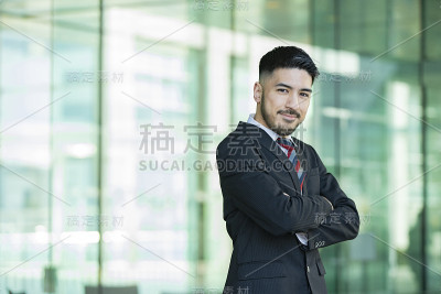 年轻的商人