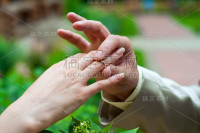 婚礼的手