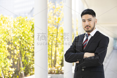 年轻的商人