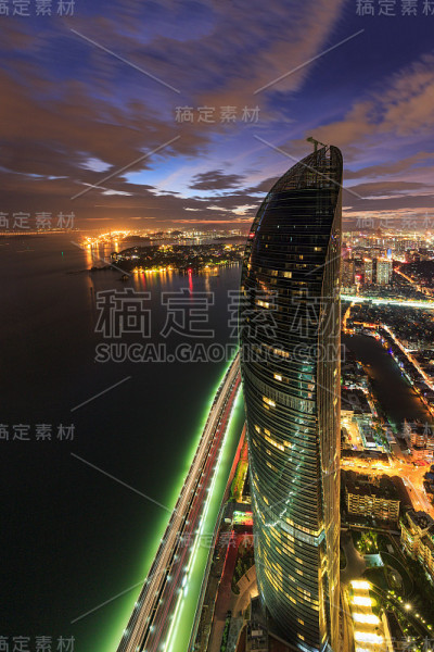厦门世茂海峡大厦双子塔景