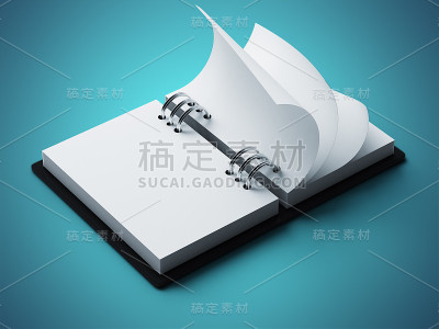 空白白纸记事本