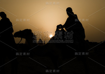 图阿雷格人日落