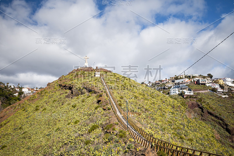 马德拉和Cristo Rei从旅游景点Ponta do Garajau, Funchal，马德拉