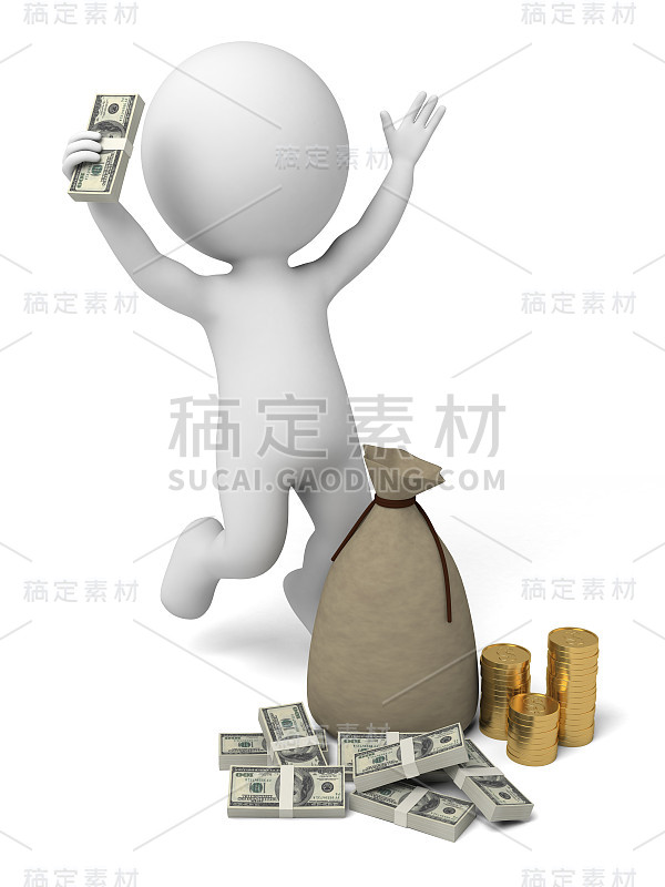 3 d的人