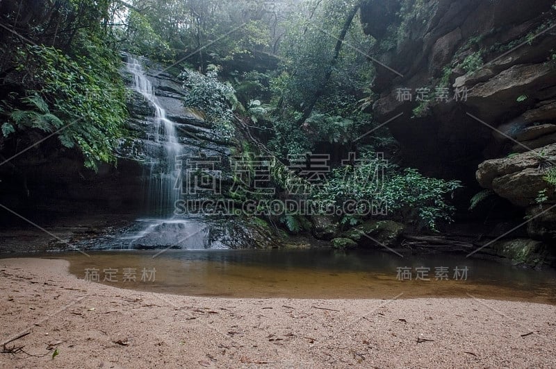 西罗亚水池，蓝山，新南威尔士州，澳大利亚