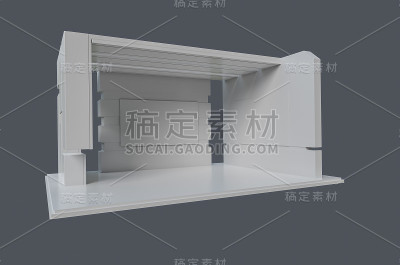展位3d模板