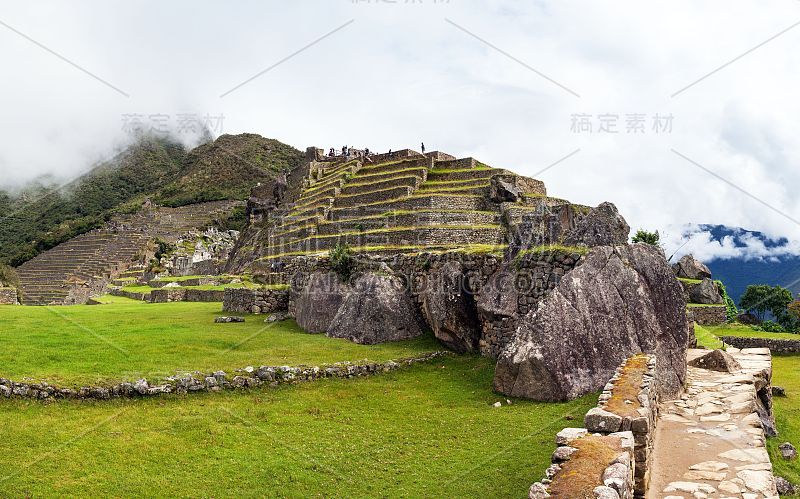 马丘比丘，秘鲁印加小镇全景