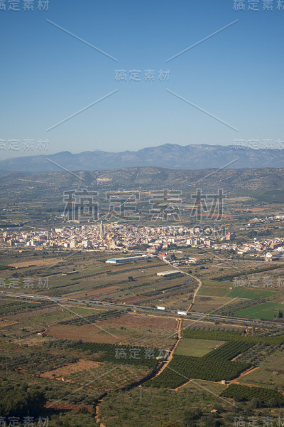 从城堡看Alcala de Xivert