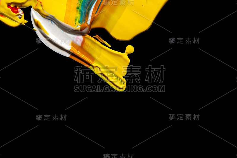 抽象的背景。油丙烯酸涂料。厚的笔触。色彩斑斓的绘画具有复制空间。书的封面海报。