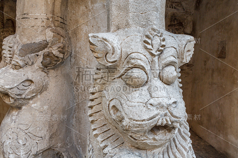 内观古寺庙Kanchipuram Kailasanathar庙