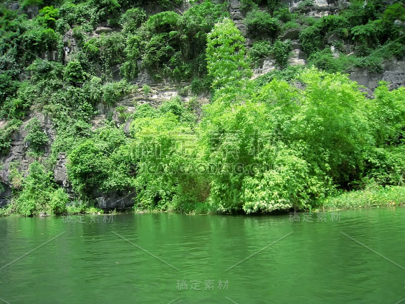 山水景观，董安，宁平，越南