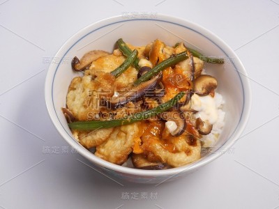 一碗天妇罗蔬菜