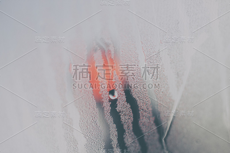 雨点，车窗，交通，灯光