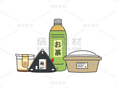 便利店食品插图