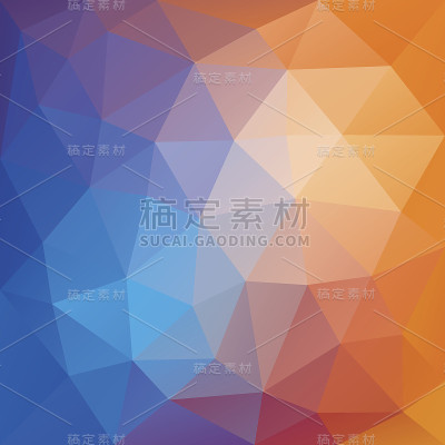 彩色低多边形马赛克背景