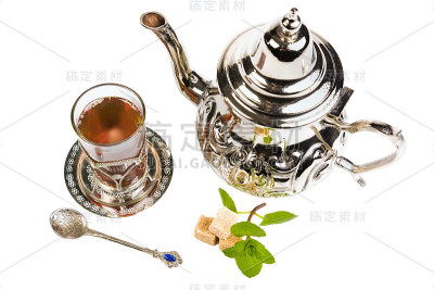 传统阿拉伯薄荷茶