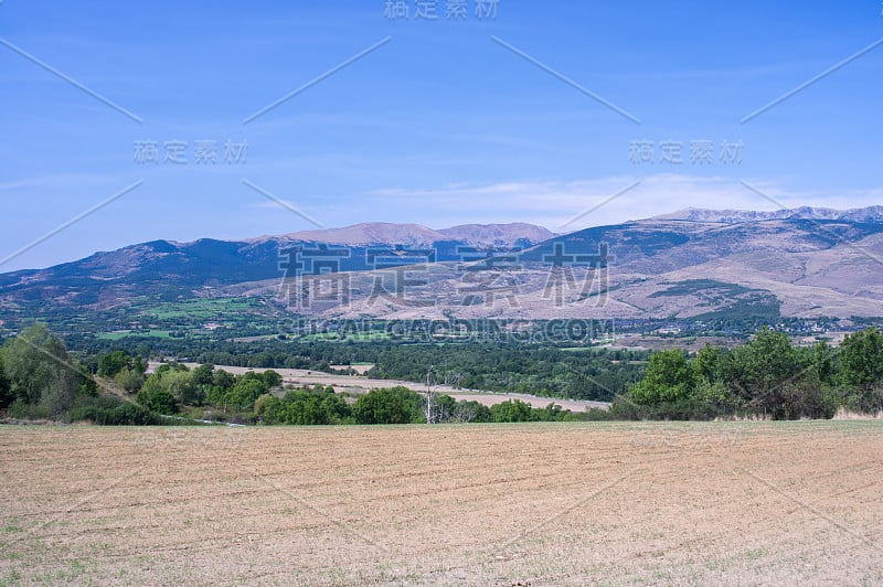 风景优美的山景