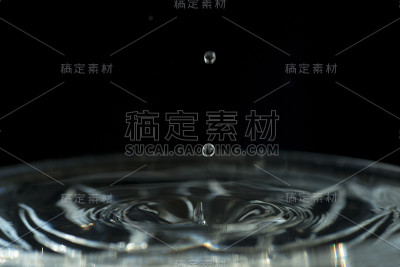 水滴在瓶子上