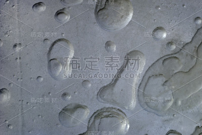 背景，纹理-灰色混凝土表面与洞