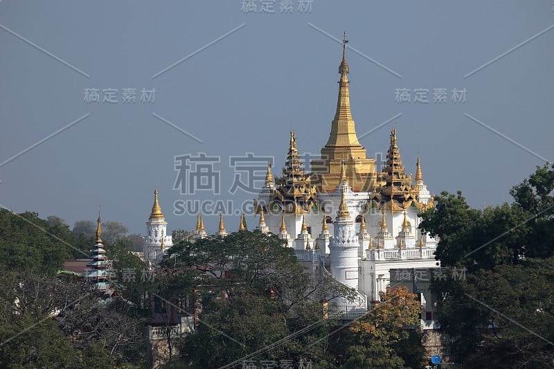 缅甸曼德勒的佛寺