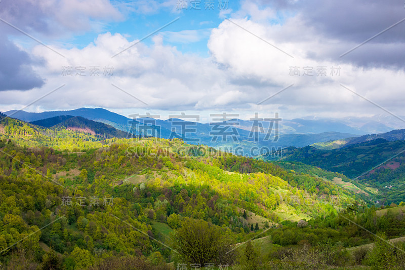 山区的乡村景观