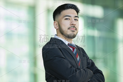 年轻的商人