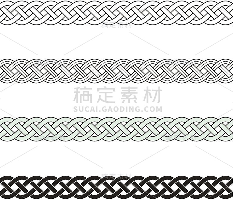 绳子knot-Decorative边缘