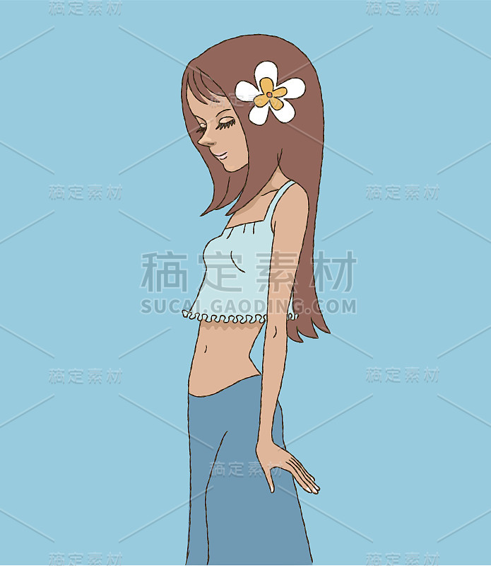 girl-flower