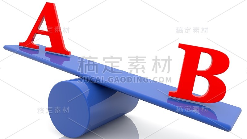 字母跷跷板的概念