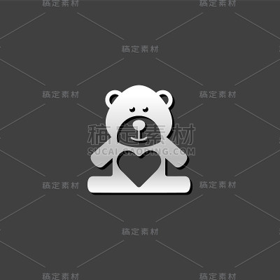 金属图标-泰迪的爱