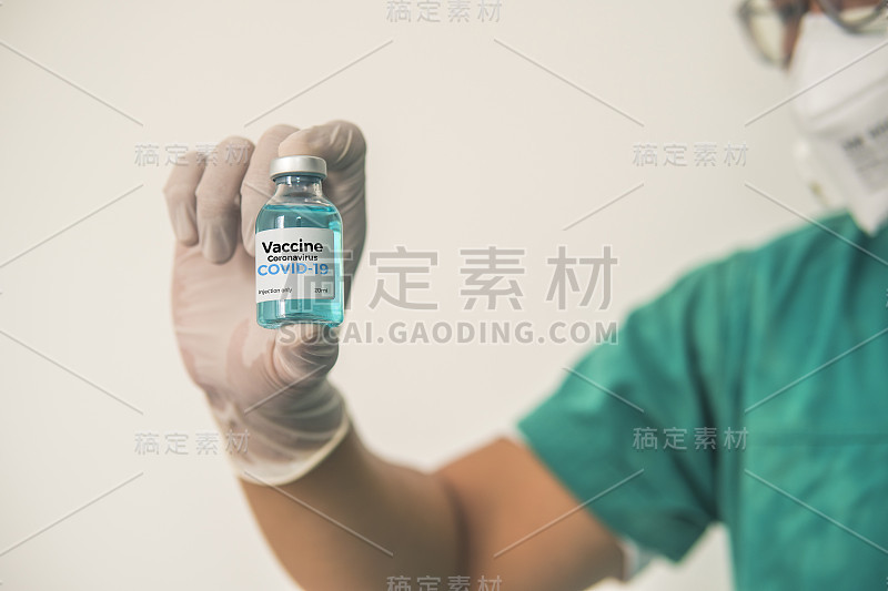 疫苗和注射。医学传染性的概念。