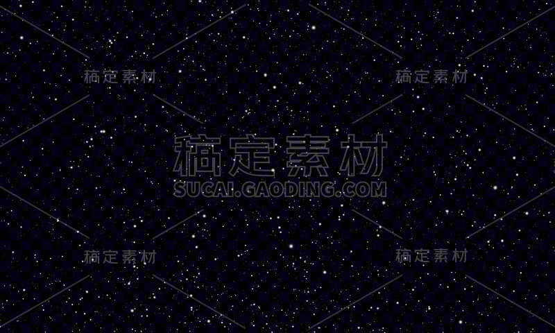 夜晚星空与星星和行星在透明的背景-向量