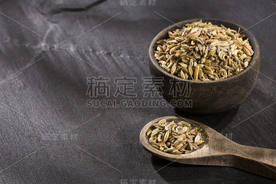 干燥的有机茴香种子-小茴香