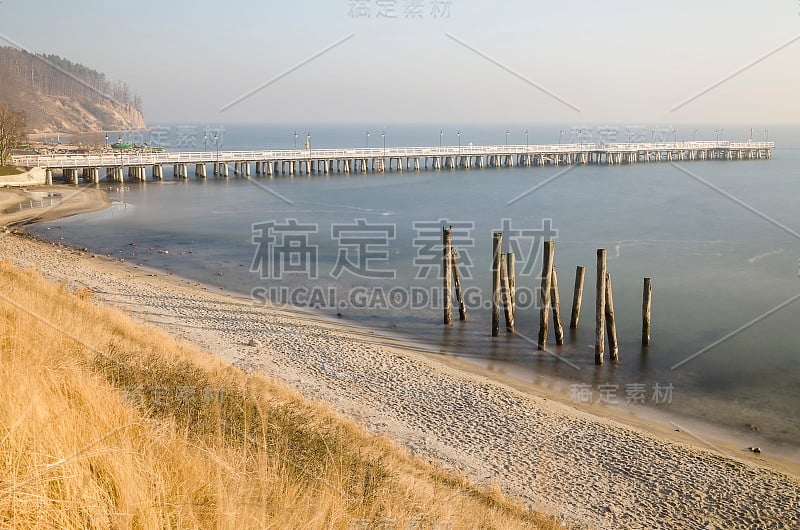 波罗的海和格丁尼亚奥尔罗沃码头在波兰，欧洲