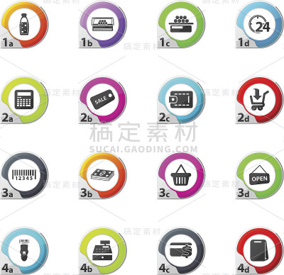 杂货店图标集