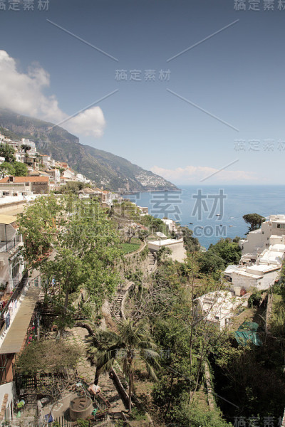 从渔村波西塔诺看到的海景