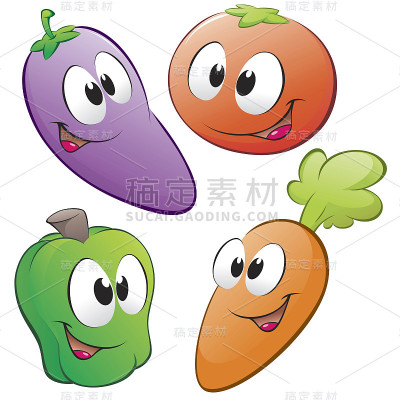 卡通蔬菜设置