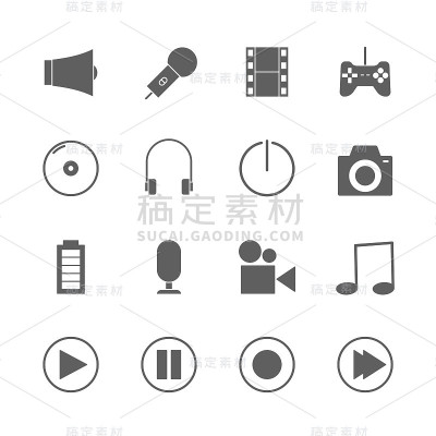 多媒体图标设置